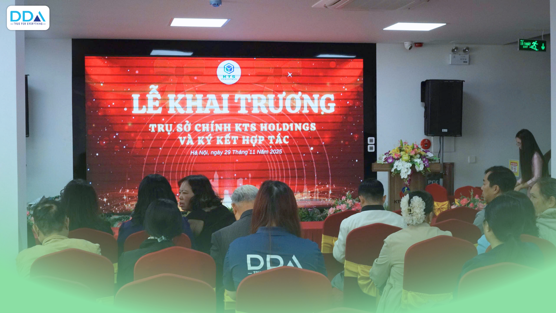 DDA VIỆT NAM TẠI LỄ KHAI TRƯƠNG TRỤ SỞ CHÍNH KTS HOLDINGS & LỄ KÝ KẾT HỢP TÁC CHIẾN LƯỢC