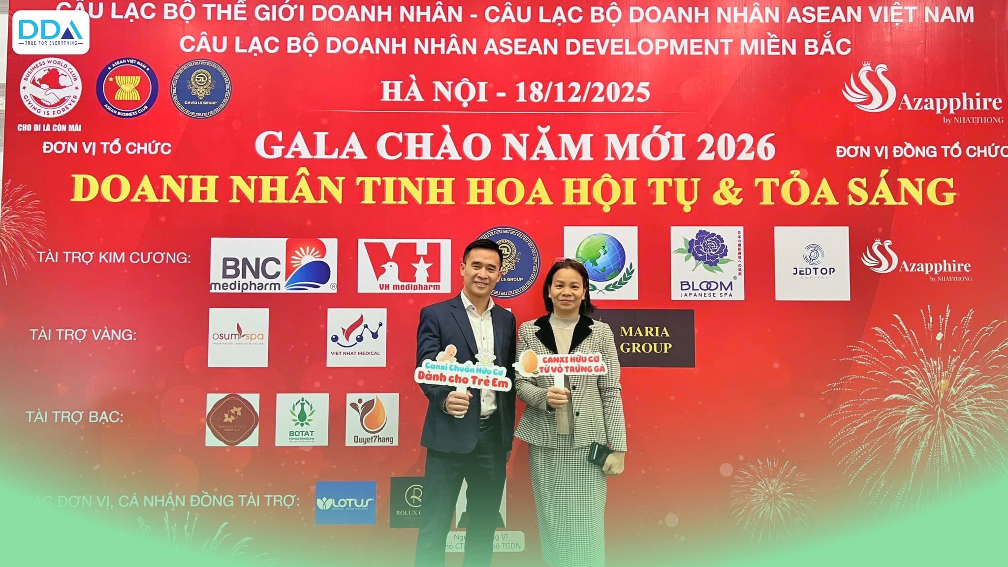 DDA VIỆT NAM THAM DỰ GALA CHÀO NĂM MỚI CỦA HỘI DOANH NHÂN VIỆT NAM